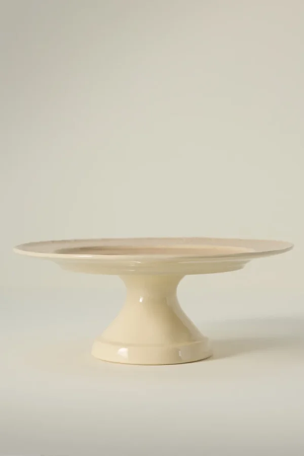 Old Havana Portuguese Stoneware Cake Stand