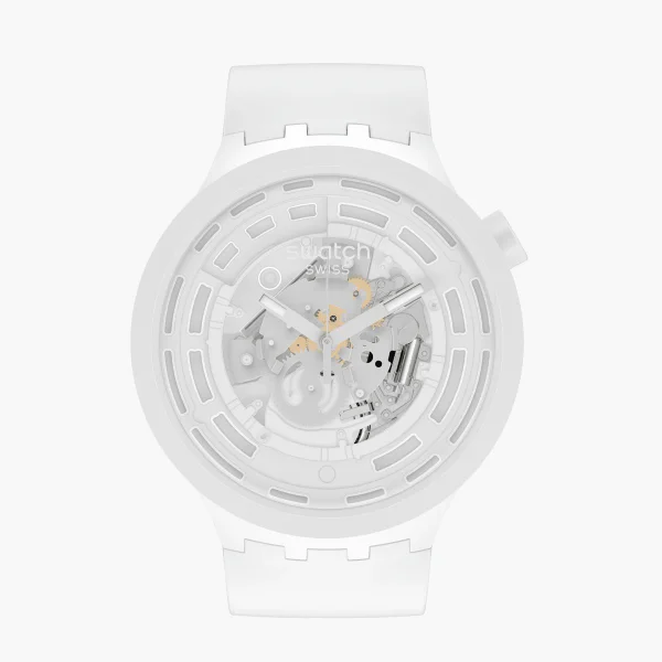 SWATCH C-WHITE - Quartz - White - BIG BOLD BIOCERAMIC