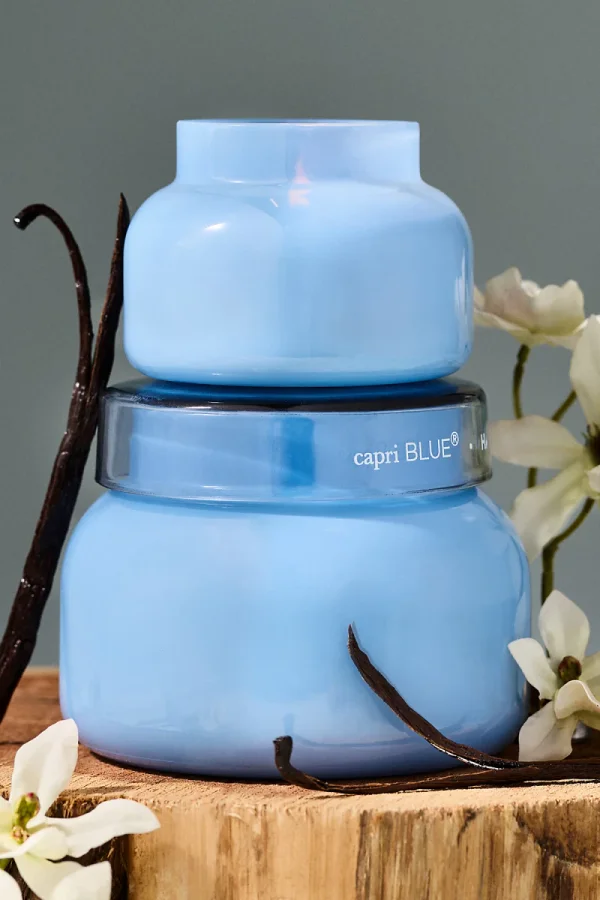 Capri Blue Woody Havana Vanilla Glass Jar Candle