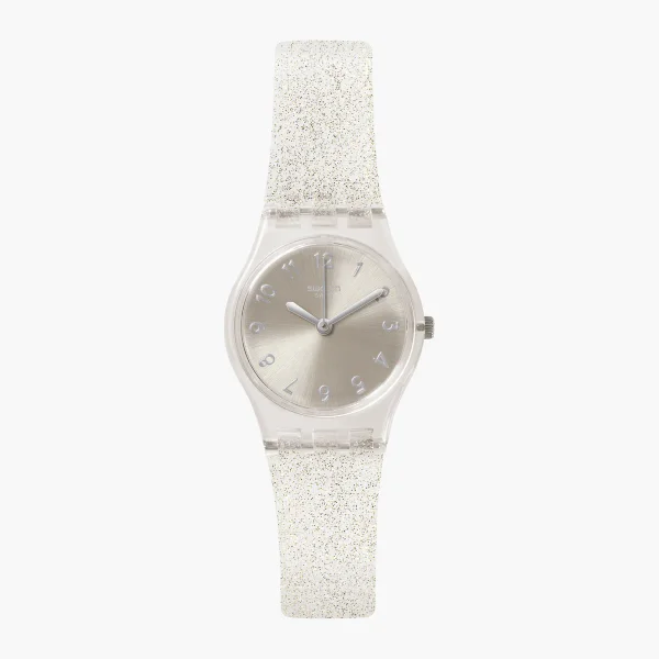 SWATCH SILVER GLISTAR TOO - Quartz - Transparent - LADY