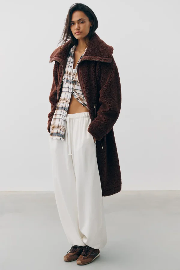 Varley Bennet Faux Shearling Coat