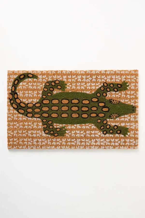 Alligator Coir Printed Doormat
