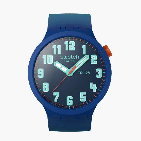 SWATCH ESSENTIALLY BOLD - Quartz - Blue - BIG BOLD